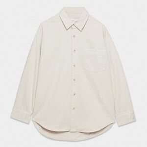 Denim Forum The ’80s Comfy Denim Shirt – Sandstone, 2XS